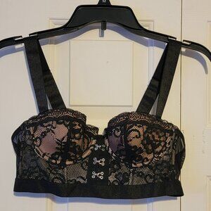 Adore Me "Temperance" Contour Balconette Bra, Black, 36A